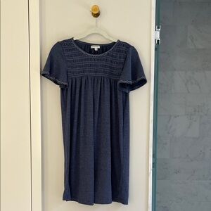 Denim Blue Short Sleeve Dress